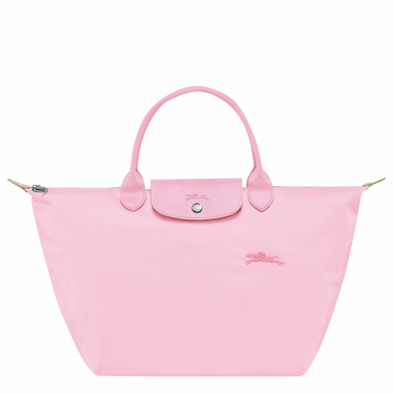 Pink Longchamp Le Pliage M Women's Handbags